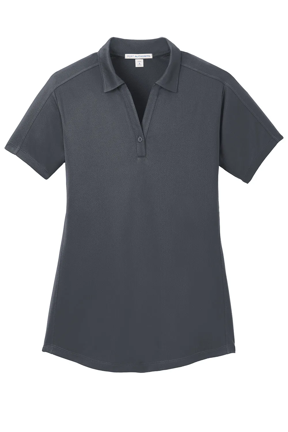 Port Authority Womens Moisture Wicking Short Sleeve Polo Shirt - Graphite Grey  Premium quality Clothing Port-Authority