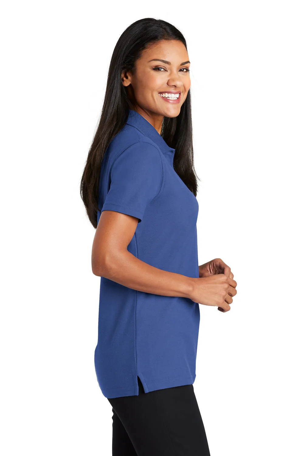 Port Authority Womens Moisture Wicking Short Sleeve Polo Shirt - Royal Blue  Premium quality Clothing Port-Authority