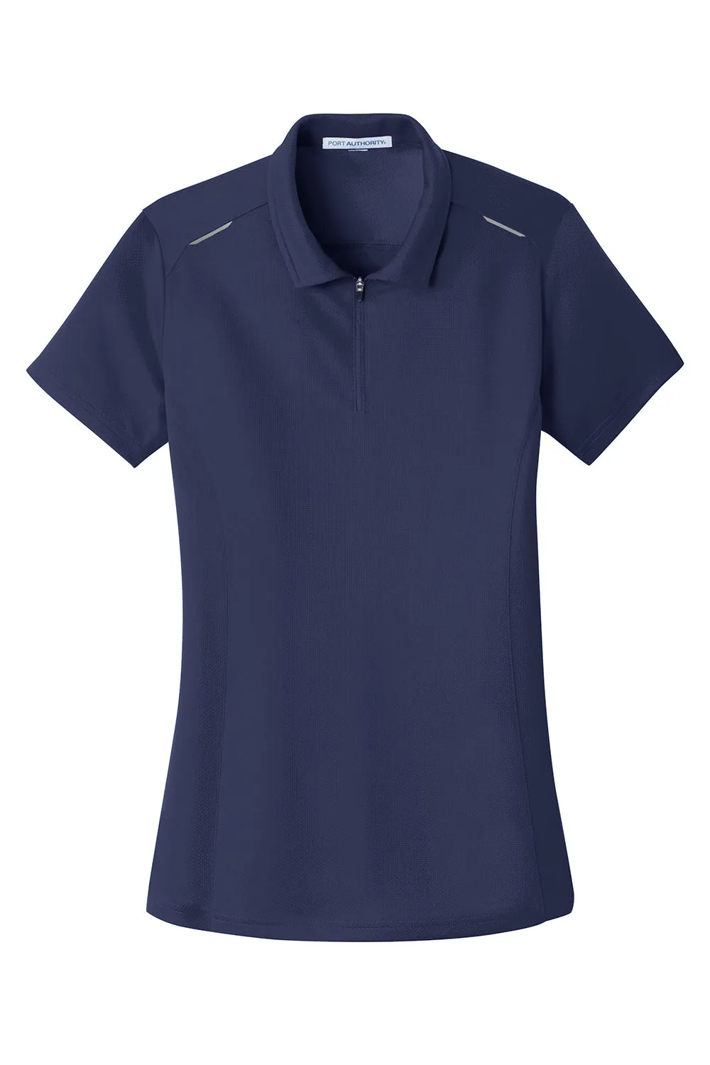 Port Authority Womens Moisture Wicking Short Sleeve Polo Shirt - True Navy Blue  Premium quality Clothing Port-Authority