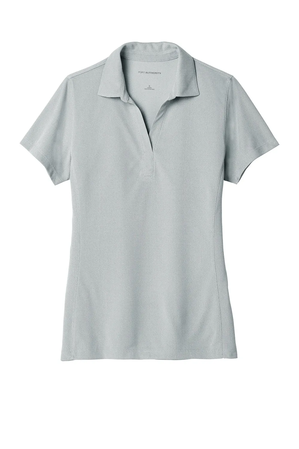 Port Authority Womens Oxford Moisture Wicking Short Sleeve Polo Shirt - Gusty Grey  Premium quality Clothing Port-Authority