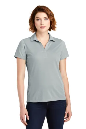 Port Authority Womens Oxford Moisture Wicking Short Sleeve Polo Shirt - Gusty Grey  Premium quality Clothing Port-Authority