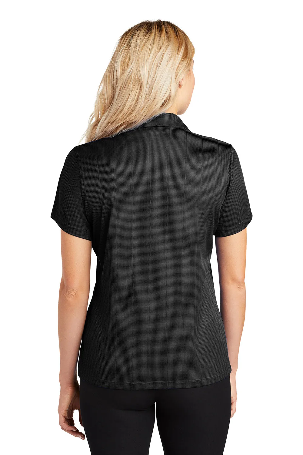 Port Authority Womens Performance Moisture Wicking Short Sleeve Polo Shirt - Black  Premium quality Clothing Port-Authority