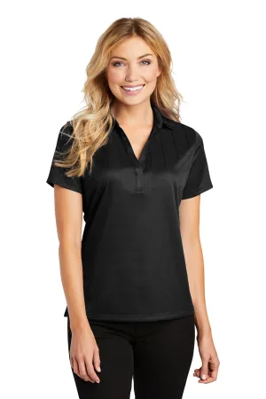 Port Authority Womens Performance Moisture Wicking Short Sleeve Polo Shirt - Black  Premium quality Clothing Port-Authority