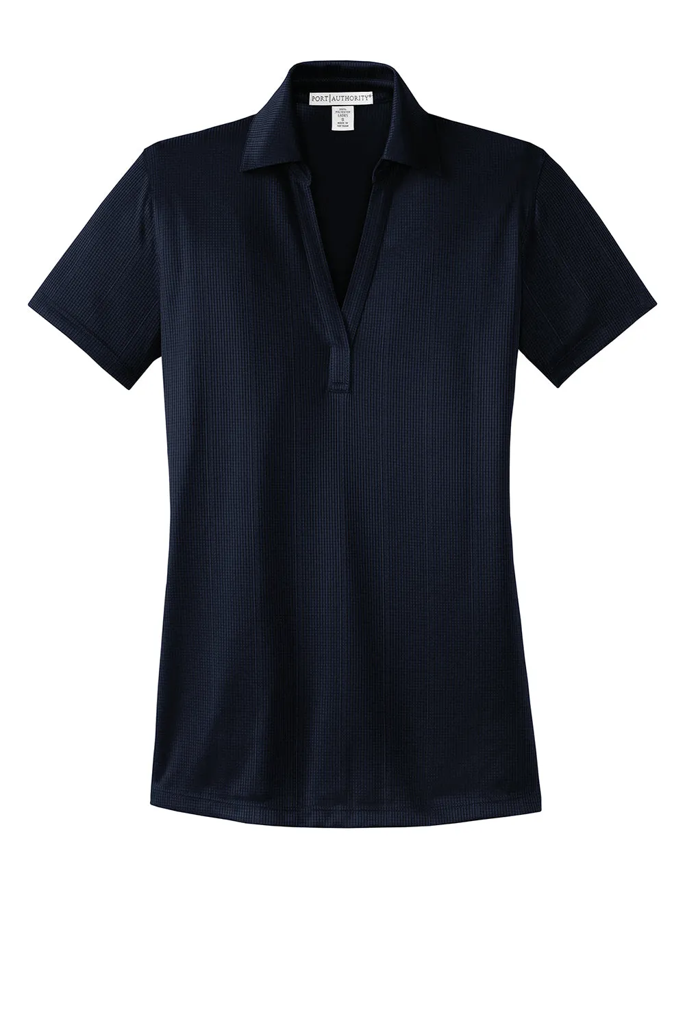 Port Authority Womens Performance Moisture Wicking Short Sleeve Polo Shirt - True Navy Blue  Premium quality Clothing Port-Authority
