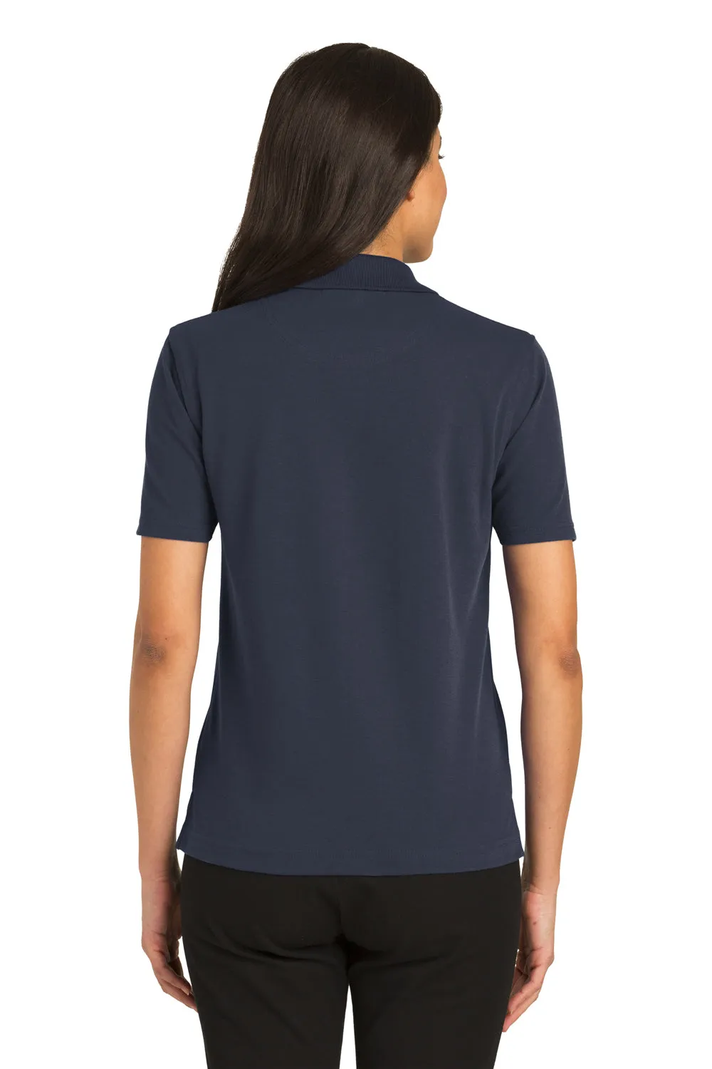 Port Authority Womens Rapid Dry Moisture Wicking Short Sleeve Polo Shirt - Classic Navy Blue  Premium quality Clothing Port-Authority