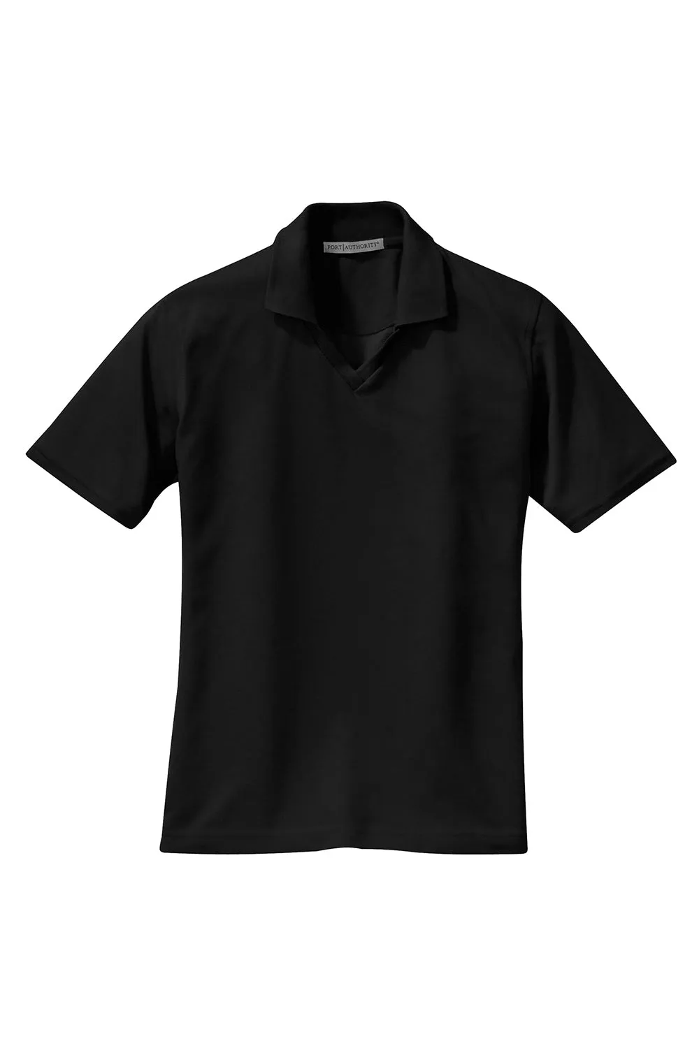 Port Authority Womens Rapid Dry Moisture Wicking Short Sleeve Polo Shirt - Jet Black  Premium quality Clothing Port-Authority