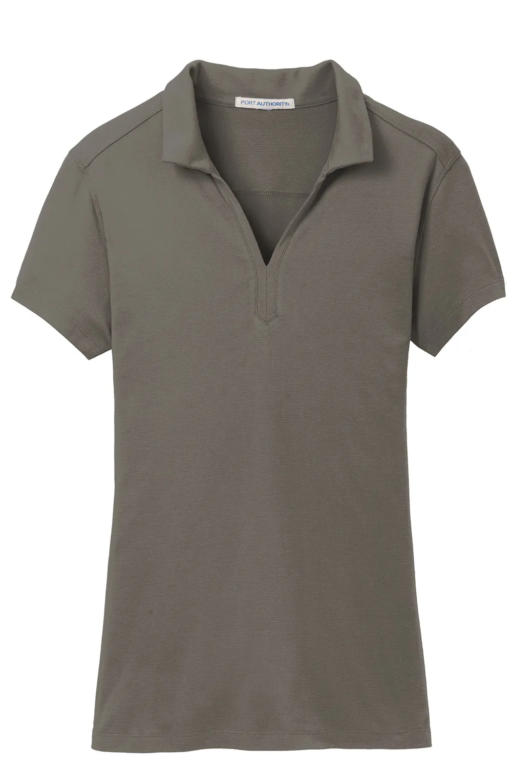 Port Authority Womens Rapid Dry Moisture Wicking Short Sleeve Polo Shirt - Smoke Grey  Premium quality Clothing Port-Authority