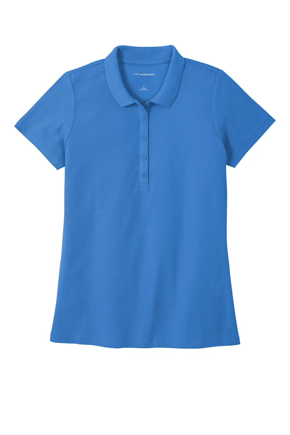 Port Authority Womens React SuperPro Snag Resistant Short Sleeve Polo Shirt - Strong Blue  Premium quality Clothing Port-Authority