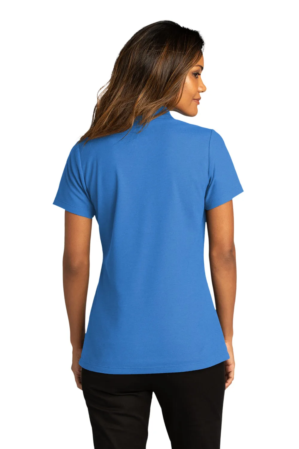 Port Authority Womens React SuperPro Snag Resistant Short Sleeve Polo Shirt - Strong Blue  Premium quality Clothing Port-Authority