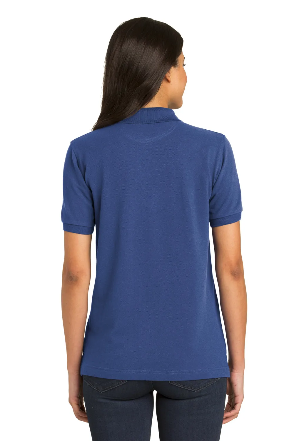 Port Authority Womens Shrink Resistant Short Sleeve Polo Shirt - Royal Blue  Premium quality Clothing Port-Authority