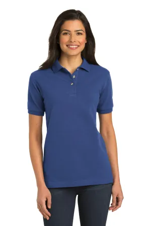Port Authority Womens Shrink Resistant Short Sleeve Polo Shirt - Royal Blue  Premium quality Clothing Port-Authority