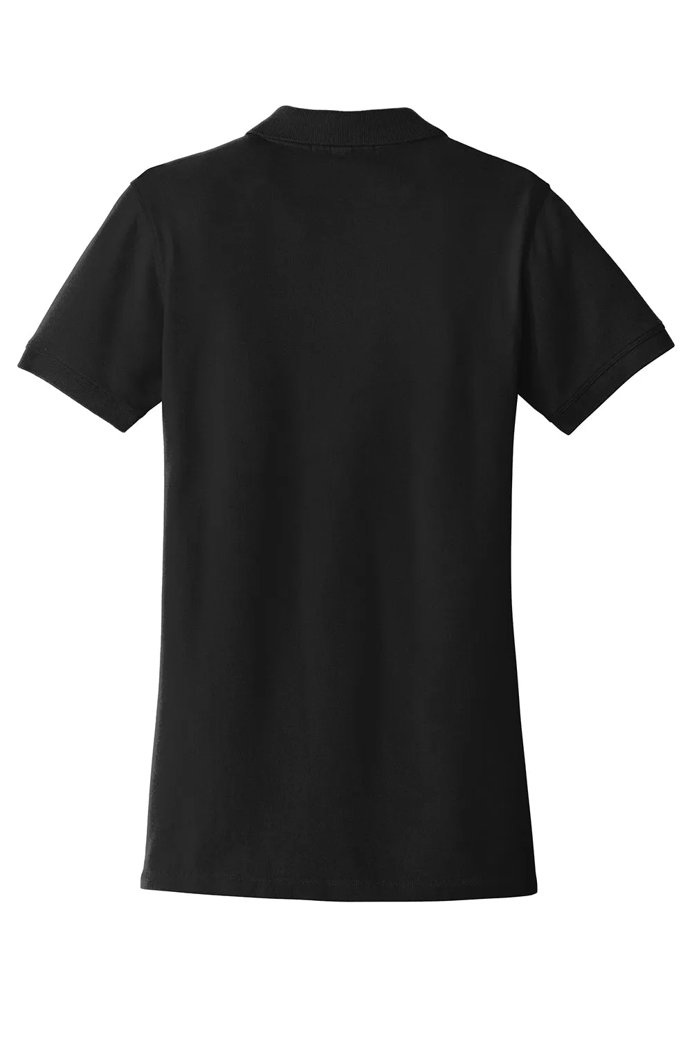 Port Authority Womens Wrinkle Resistant Short Sleeve Polo Shirt - Black  Premium quality Clothing Port-Authority