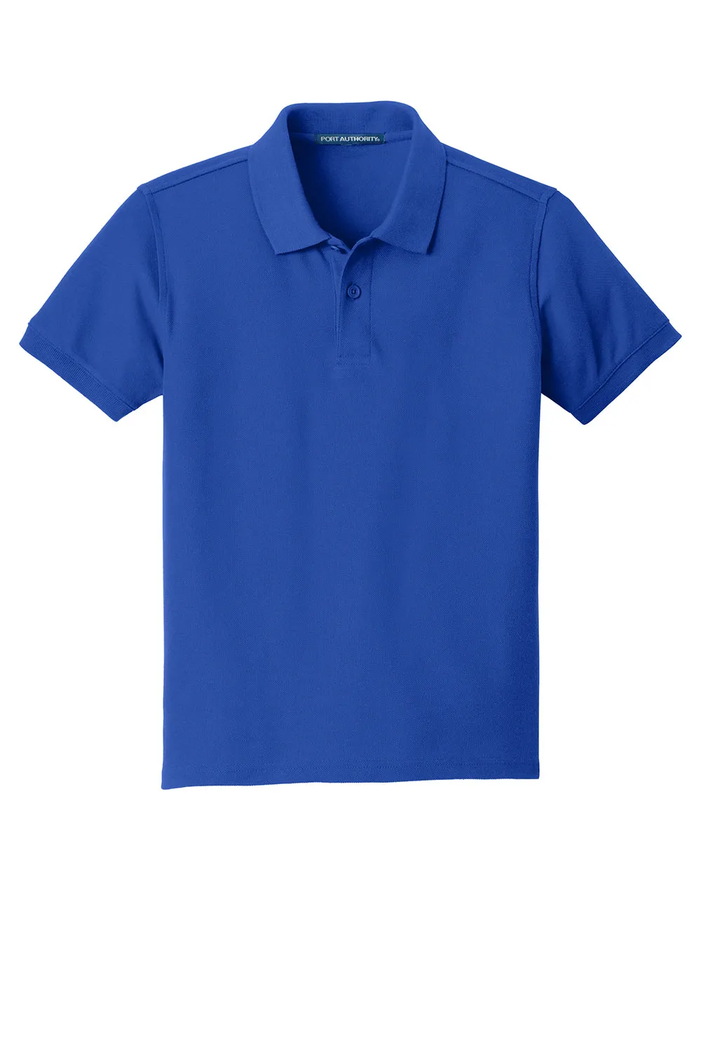 Port Authority Youth Core Classic Short Sleeve Polo Shirt - True Royal Blue  Premium quality Clothing Port-Authority
