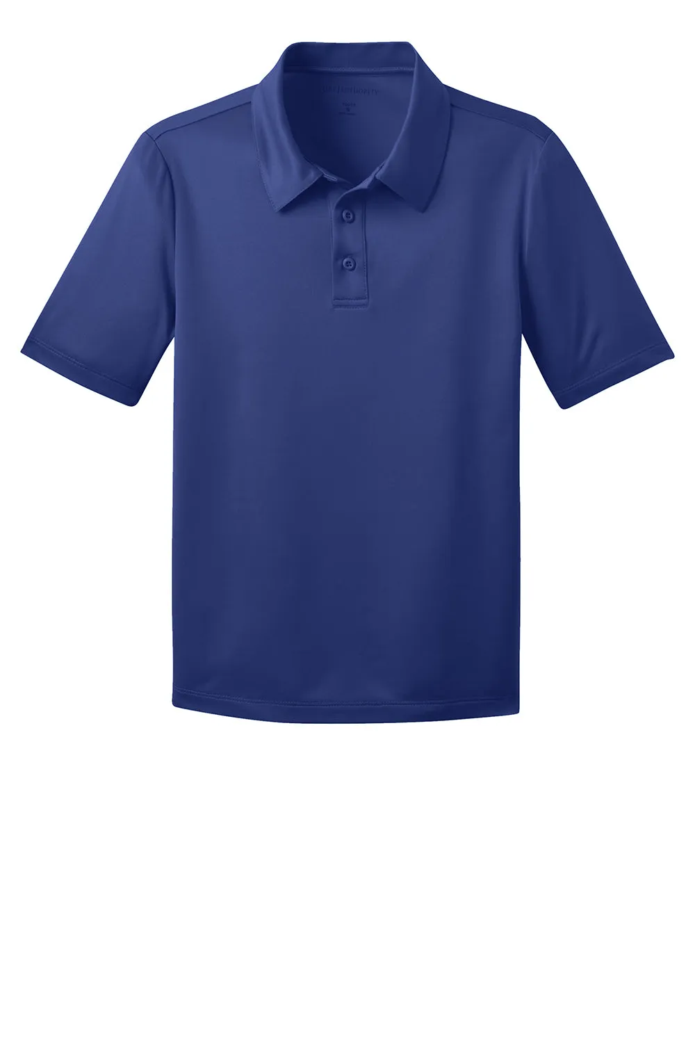 Port Authority Youth Silk Touch Performance Moisture Wicking Short Sleeve Polo Shirt - Royal Blue  Premium quality Clothing Port-Authority