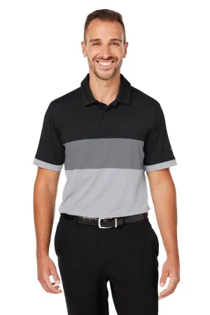 Puma Mens Cloudspun Highway Moisture Wicking Short Sleeve Polo Shirt - Black/Grey  Choose your new Clothing Puma