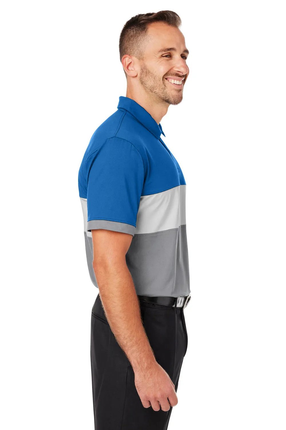 Puma Mens Cloudspun Highway Moisture Wicking Short Sleeve Polo Shirt - Bright Cobalt Blue  Choose your new Clothing Puma