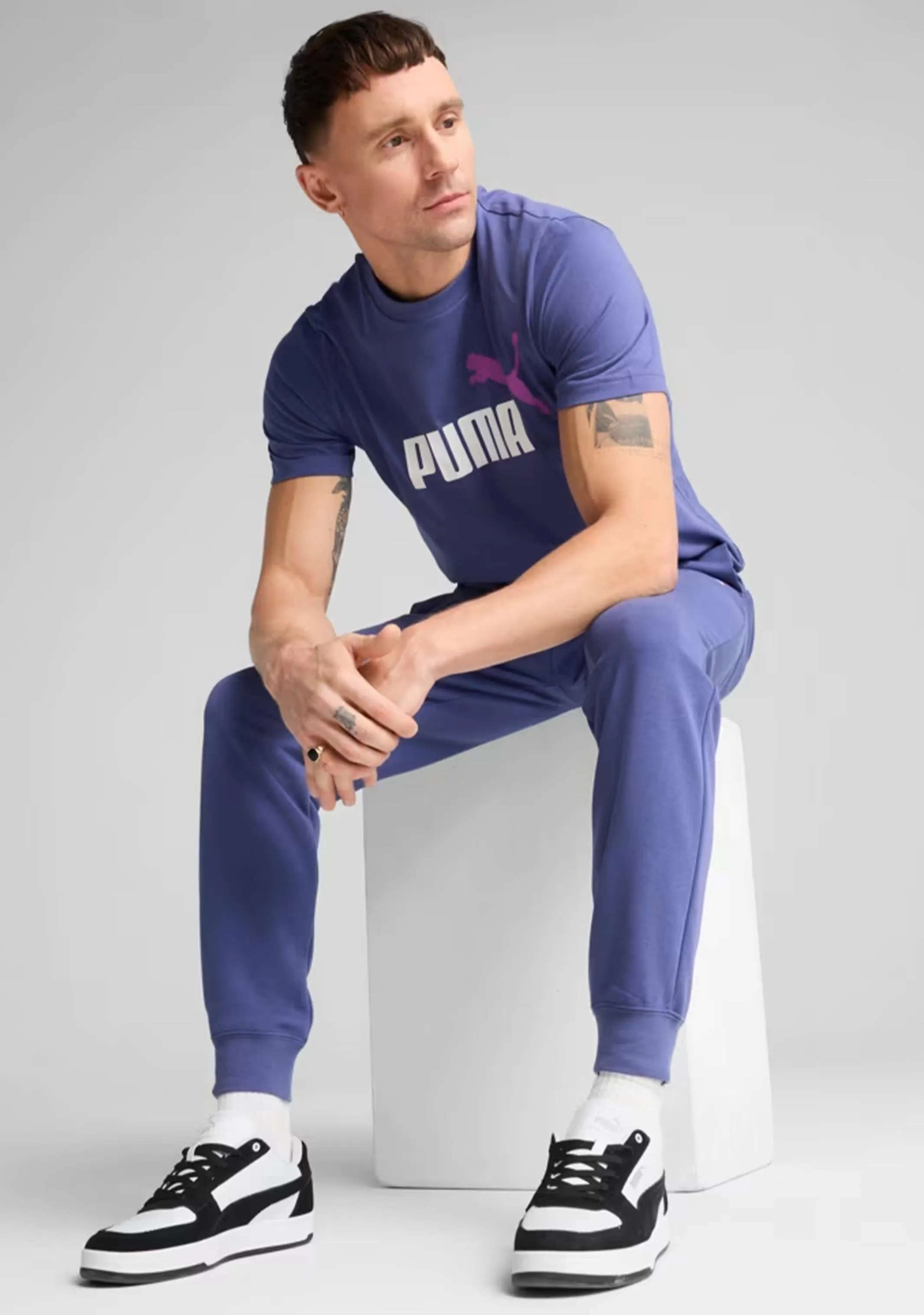 Puma Men's ESS 2 Colour No. 1 Logo Tee