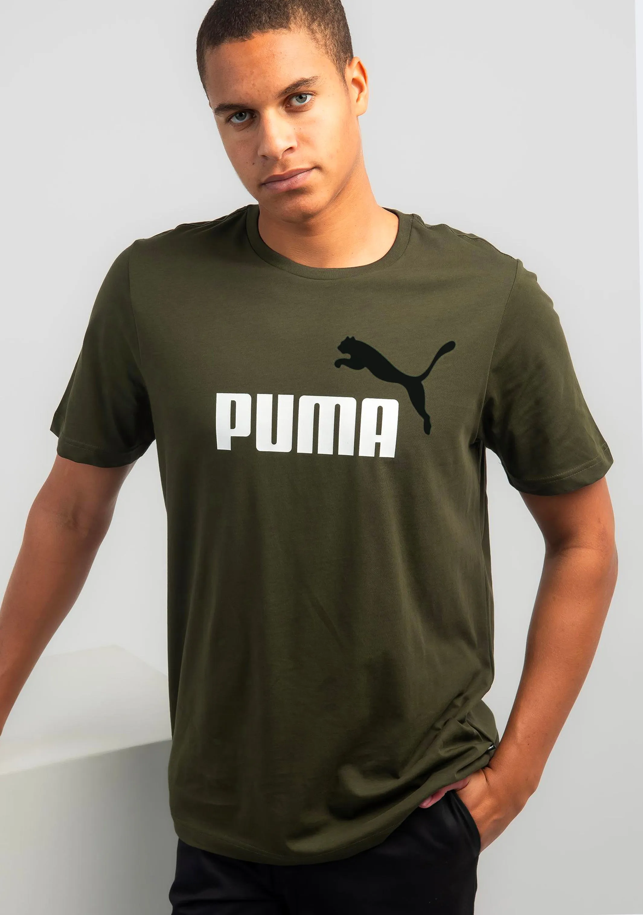 Puma Men's ESS 2 Colour No. 1 Logo Tee