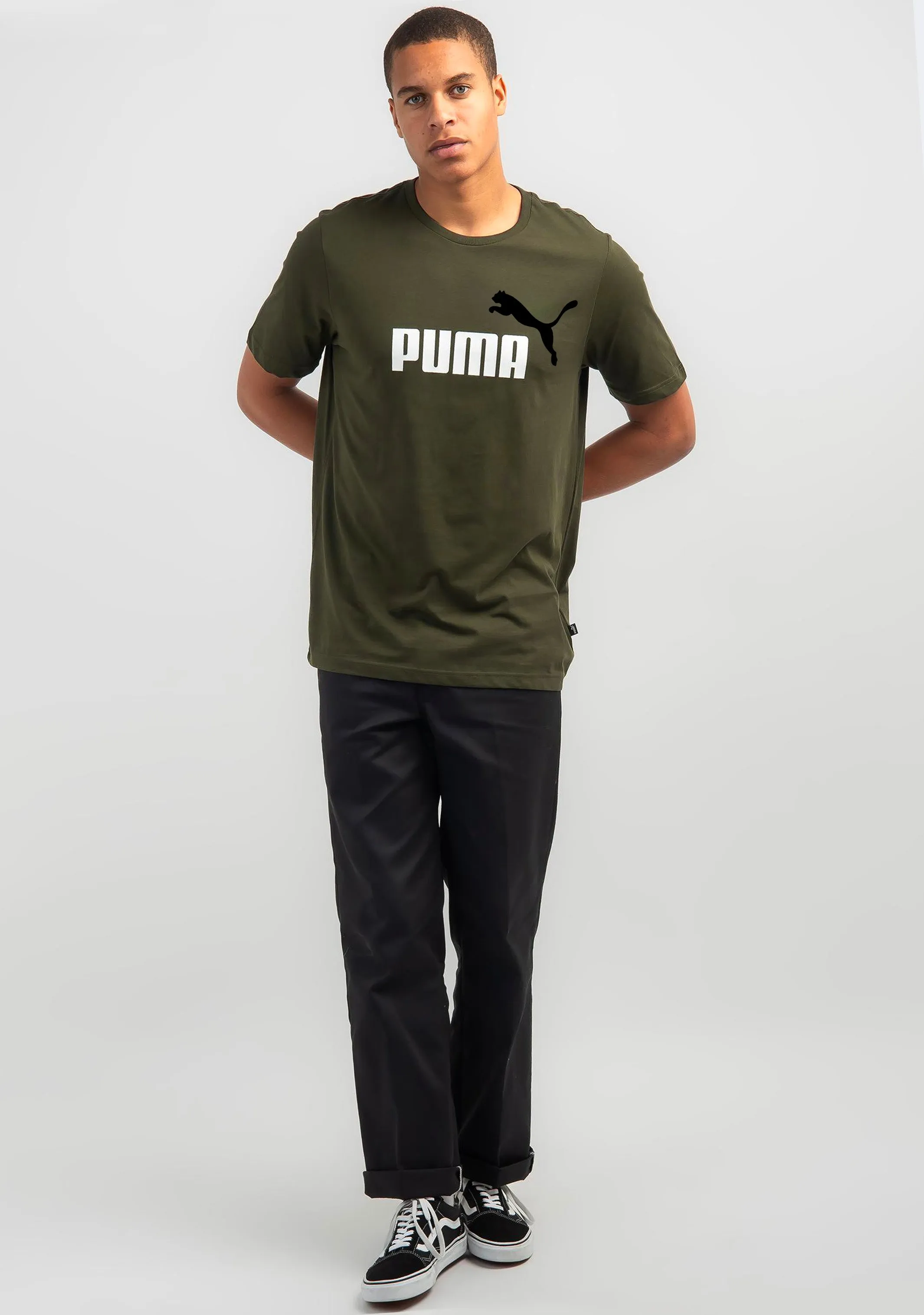 Puma Men's ESS 2 Colour No. 1 Logo Tee