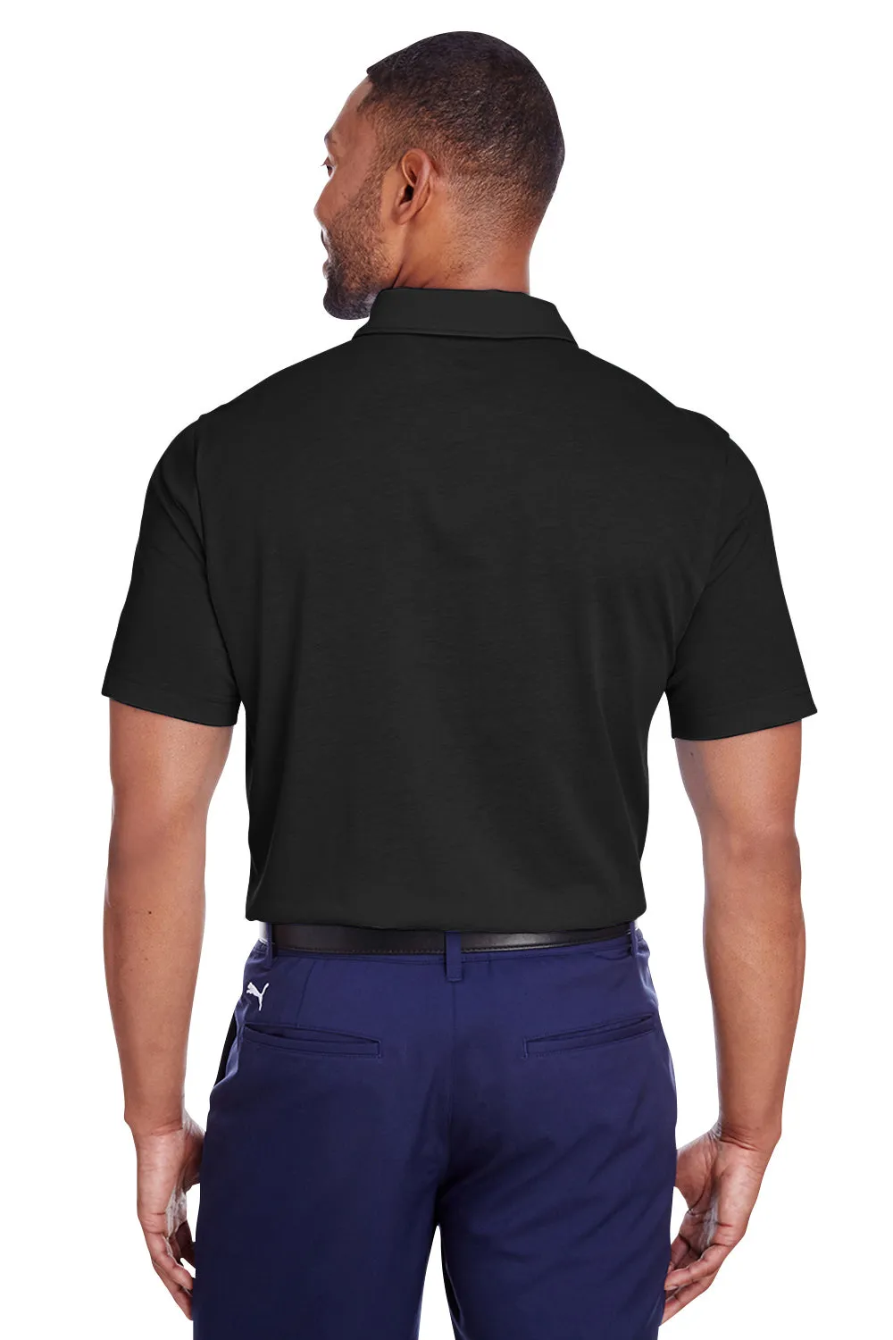 Puma Mens Fusion Performance Moisture Wicking Short Sleeve Polo Shirt - Black  Choose your new Clothing Puma