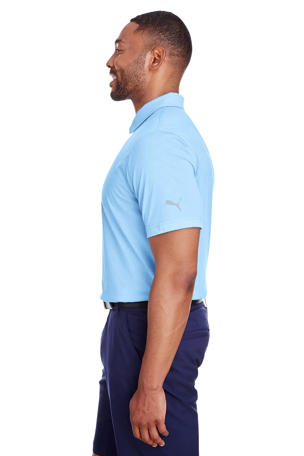 Puma Mens Fusion Performance Moisture Wicking Short Sleeve Polo Shirt - Blue Bell  Choose your new Clothing Puma