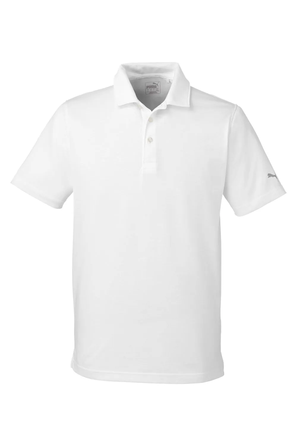 Puma Mens Fusion Performance Moisture Wicking Short Sleeve Polo Shirt - Bright White  Choose your new Clothing Puma