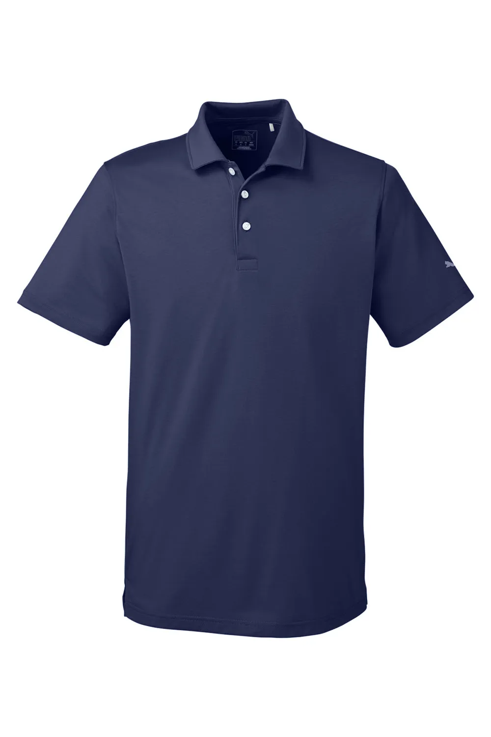 Puma Mens Fusion Performance Moisture Wicking Short Sleeve Polo Shirt - Peacoat Blue  Choose your new Clothing Puma