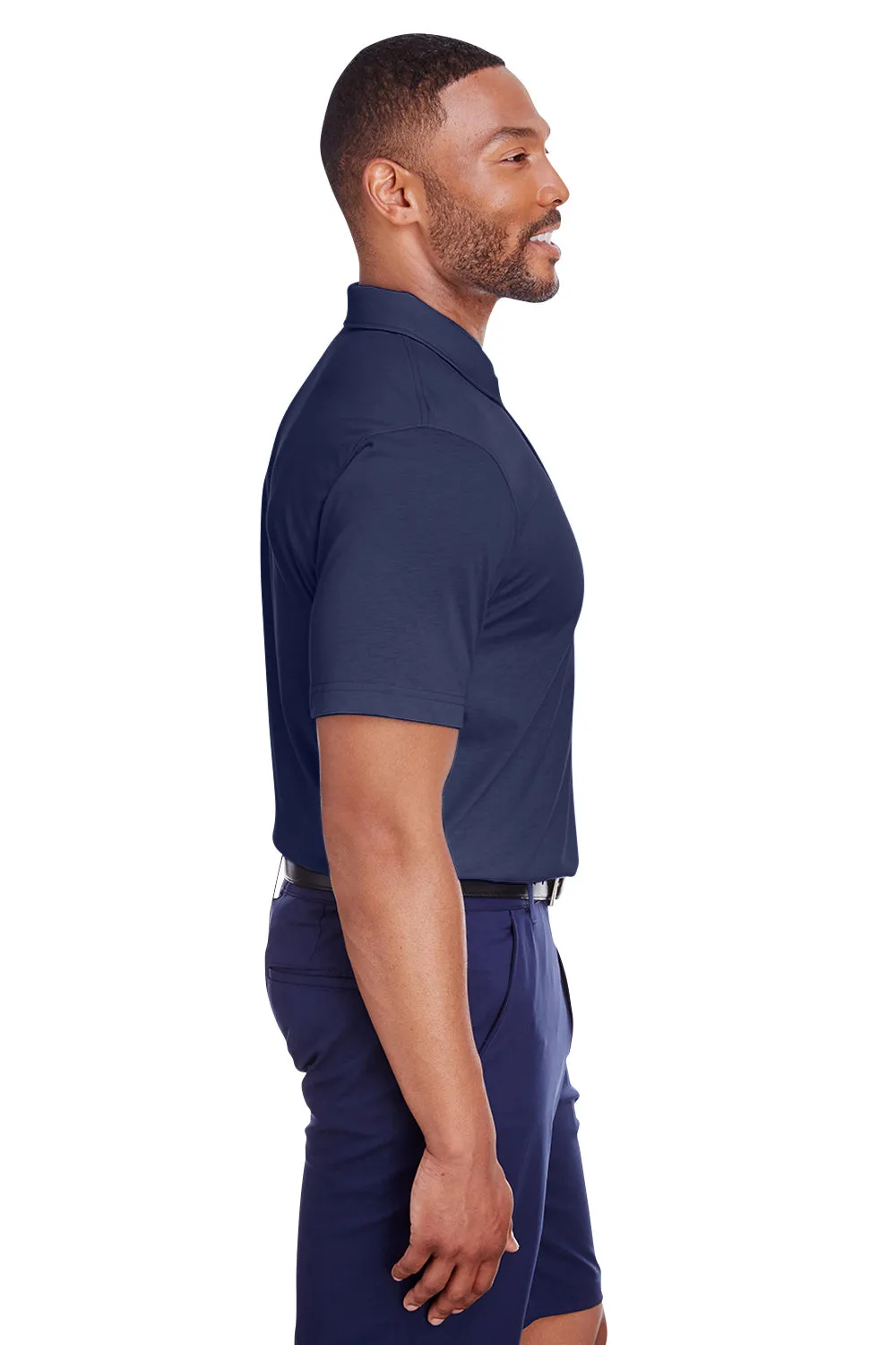 Puma Mens Fusion Performance Moisture Wicking Short Sleeve Polo Shirt - Peacoat Blue  Choose your new Clothing Puma