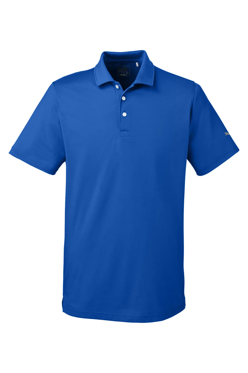 Puma Mens Fusion Performance Moisture Wicking Short Sleeve Polo Shirt - Surf The Web Blue  Choose your new Clothing Puma
