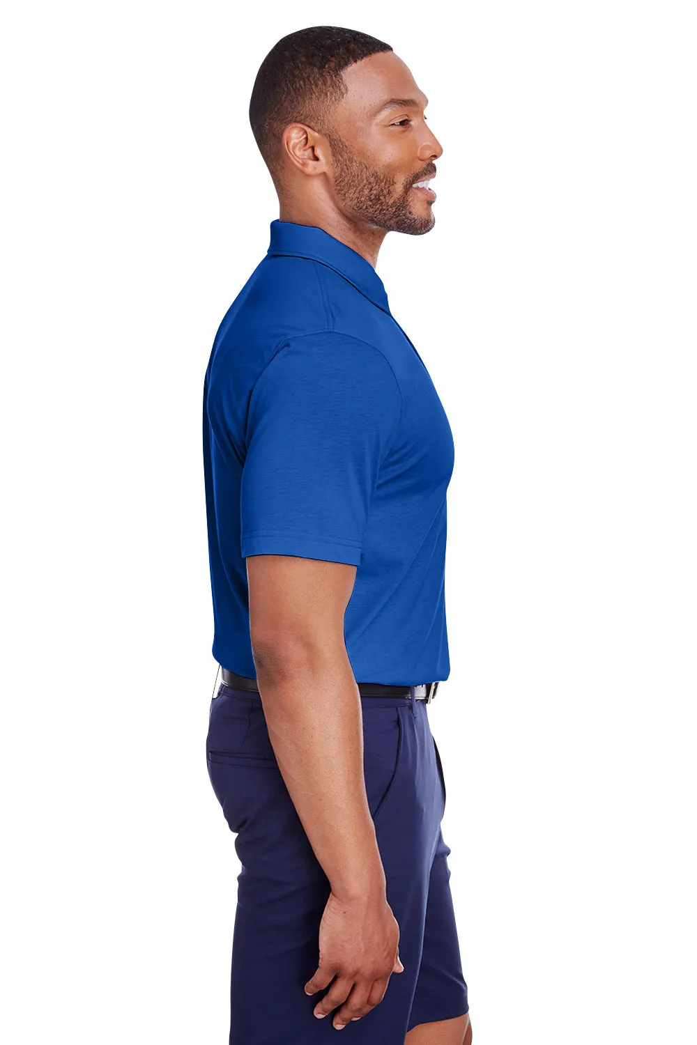Puma Mens Fusion Performance Moisture Wicking Short Sleeve Polo Shirt - Surf The Web Blue  Choose your new Clothing Puma