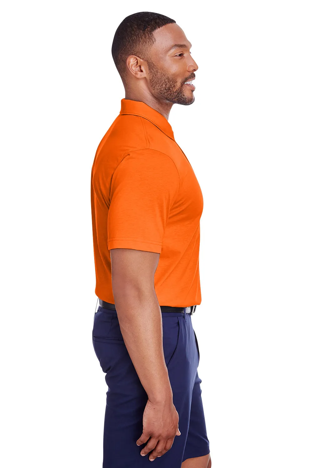 Puma Mens Fusion Performance Moisture Wicking Short Sleeve Polo Shirt - Vibrant Orange  Choose your new Clothing Puma
