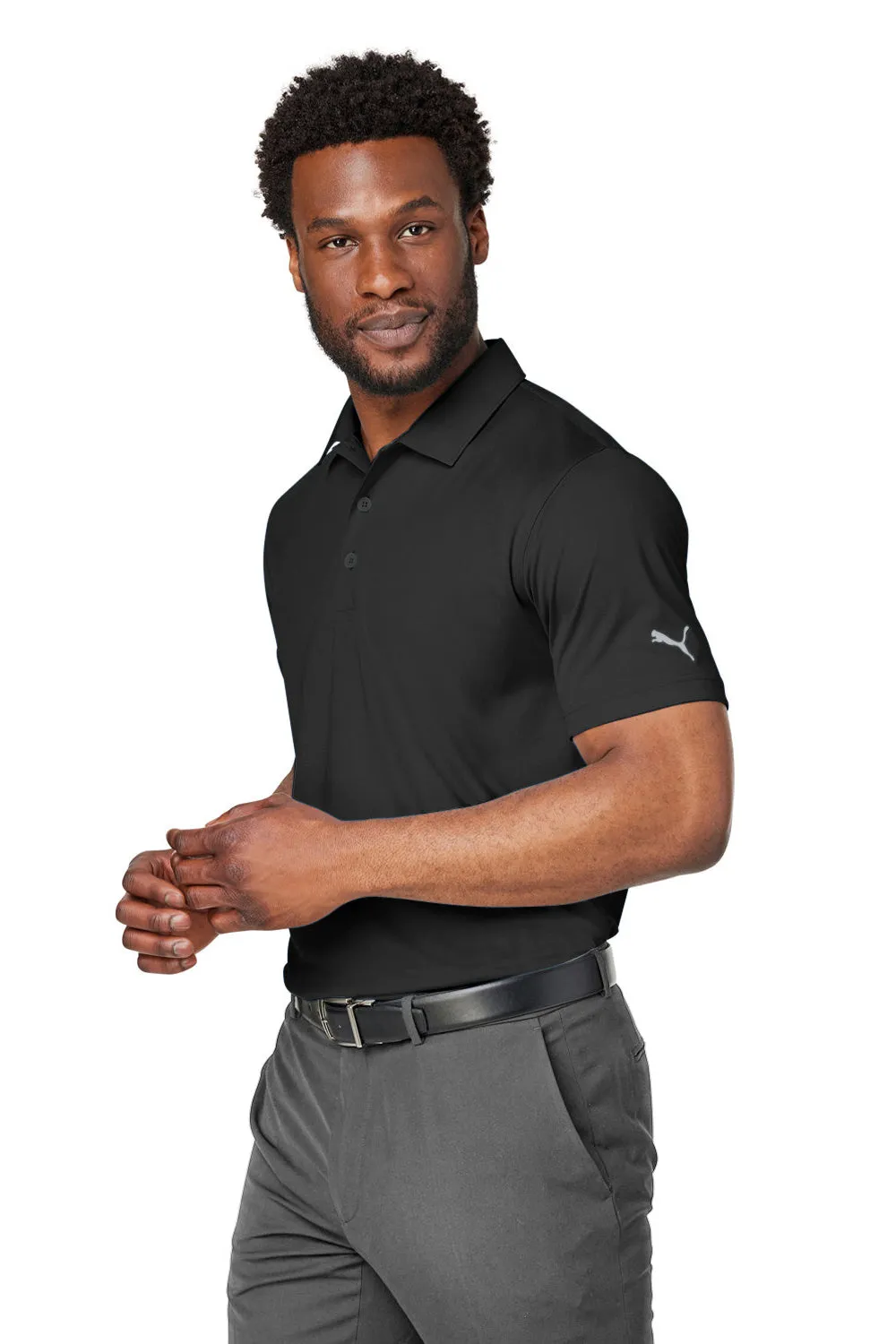 Puma Mens Gamer Moisture Wicking Short Sleeve Polo Shirt - Black - Closeout  Choose your new Clothing Puma