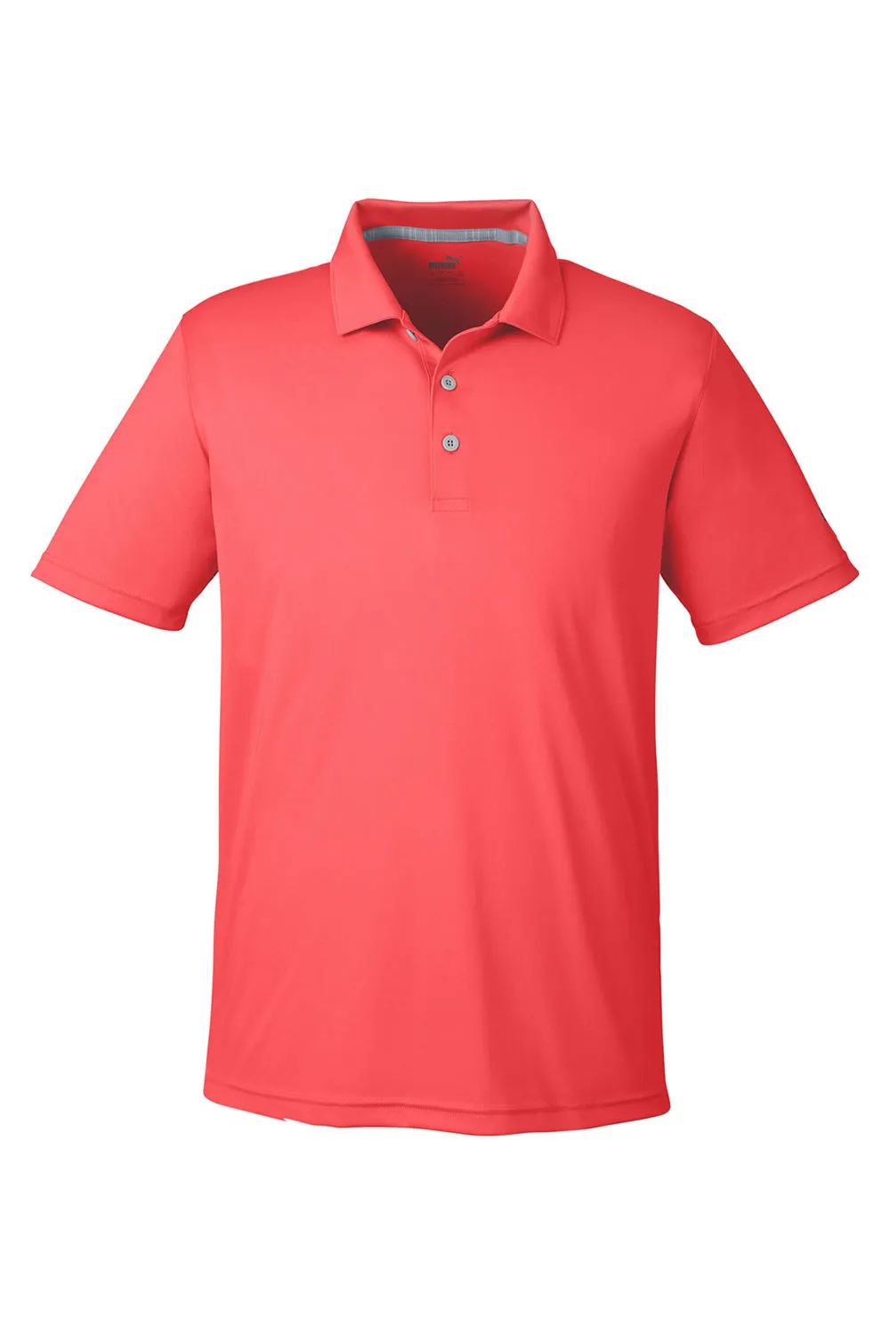 Puma Mens Gamer Moisture Wicking Short Sleeve Polo Shirt - Hot Coral - Closeout  Choose your new Clothing Puma