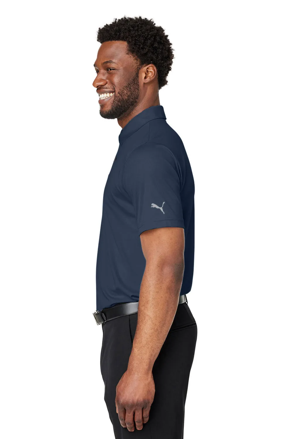 Puma Mens Gamer Moisture Wicking Short Sleeve Polo Shirt - Navy Blue - Closeout  Choose your new Clothing Puma