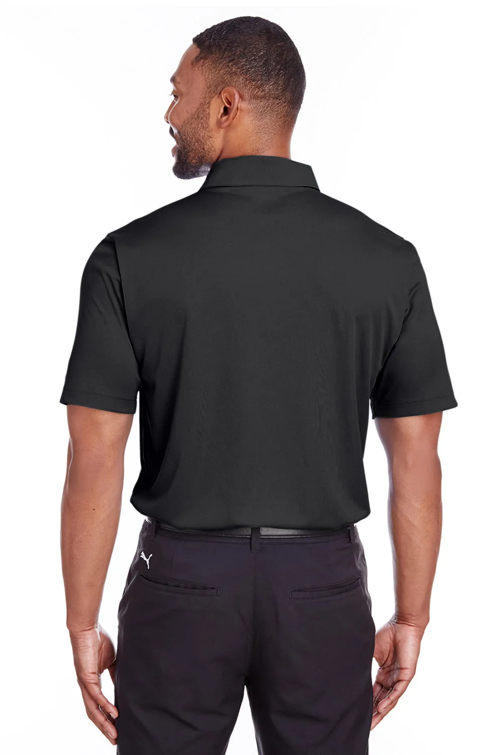 Puma Mens Icon Performance Moisture Wicking Short Sleeve Polo Shirt - Black  Choose your new Clothing Puma
