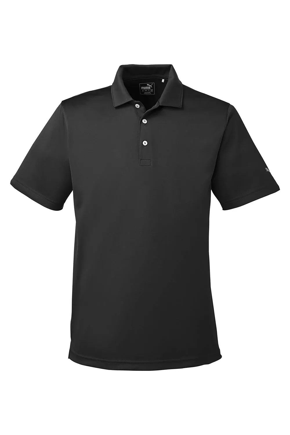 Puma Mens Icon Performance Moisture Wicking Short Sleeve Polo Shirt - Black  Choose your new Clothing Puma