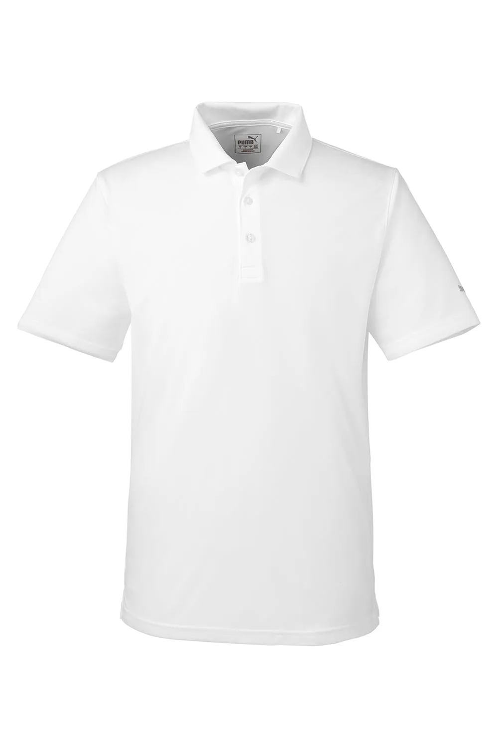 Puma Mens Icon Performance Moisture Wicking Short Sleeve Polo Shirt - Bright White  Choose your new Clothing Puma