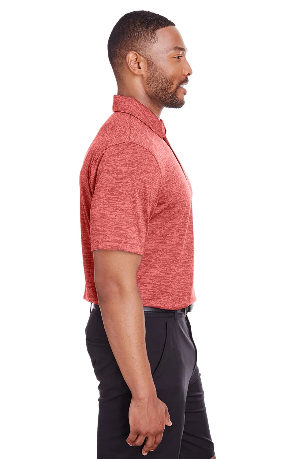 Puma Mens Icon Performance Moisture Wicking Short Sleeve Polo Shirt - High Risk Red  Choose your new Clothing Puma