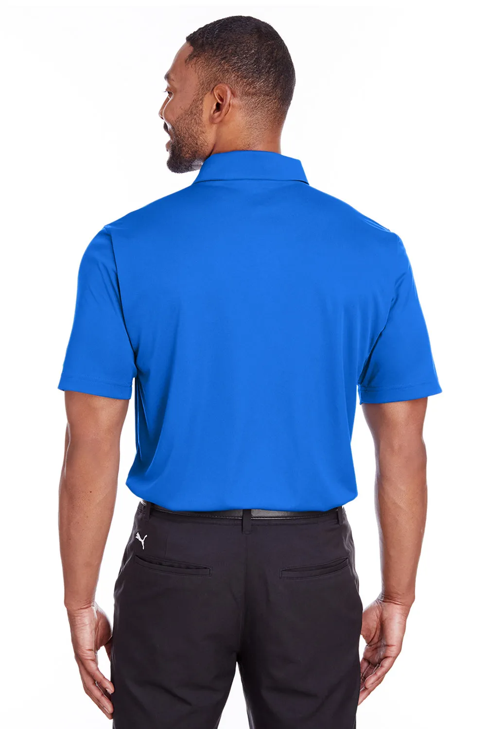 Puma Mens Icon Performance Moisture Wicking Short Sleeve Polo Shirt - Lapis Blue  Choose your new Clothing Puma