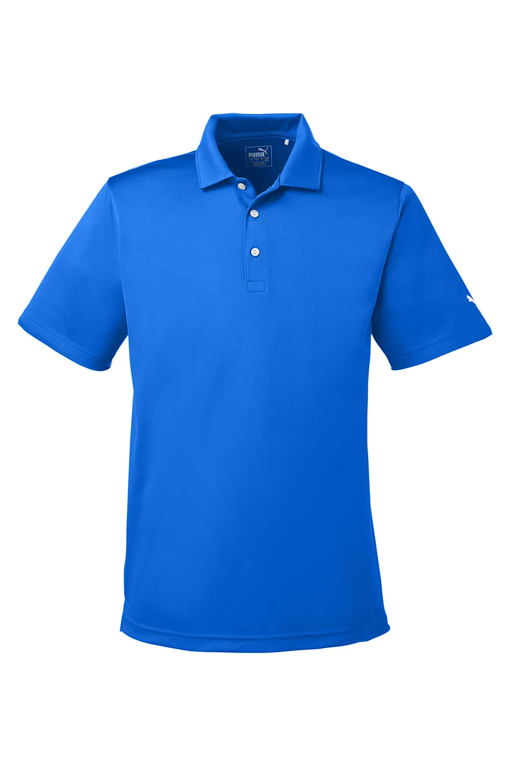 Puma Mens Icon Performance Moisture Wicking Short Sleeve Polo Shirt - Lapis Blue  Choose your new Clothing Puma
