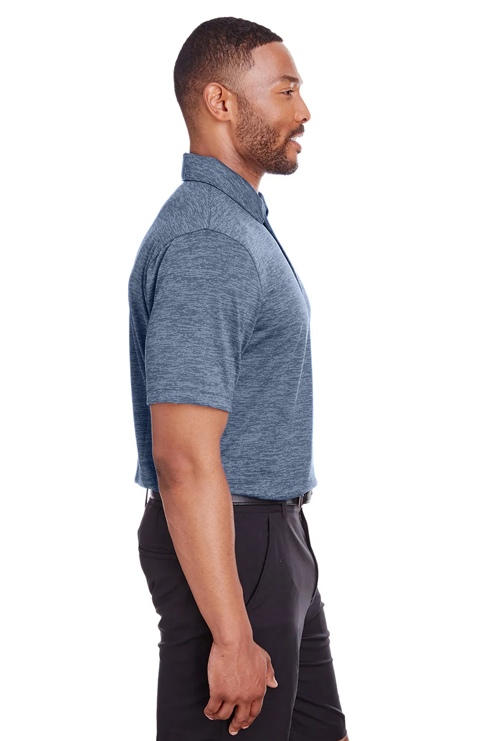 Puma Mens Icon Performance Moisture Wicking Short Sleeve Polo Shirt - Peacoat Blue  Choose your new Clothing Puma
