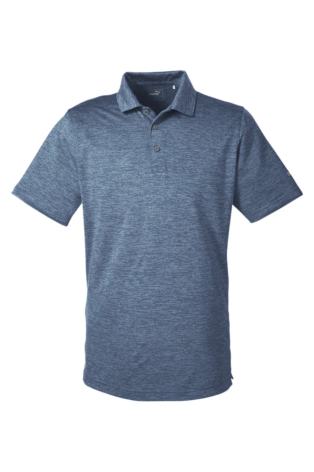 Puma Mens Icon Performance Moisture Wicking Short Sleeve Polo Shirt - Peacoat Blue  Choose your new Clothing Puma