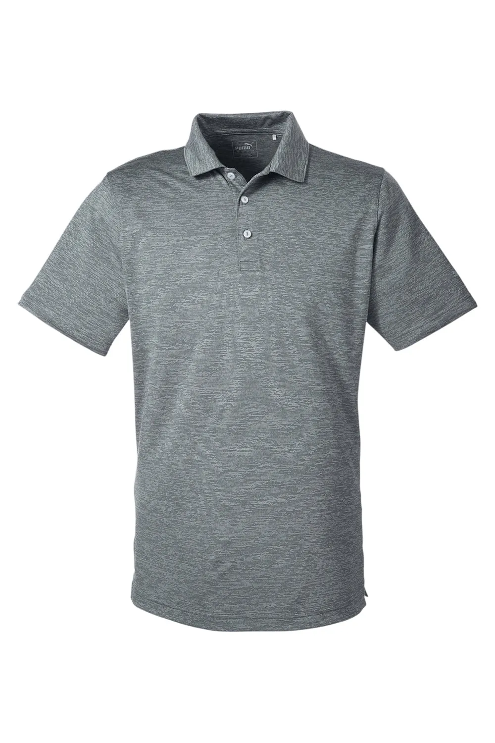 Puma Mens Icon Performance Moisture Wicking Short Sleeve Polo Shirt - Quiet Shade Grey  Choose your new Clothing Puma