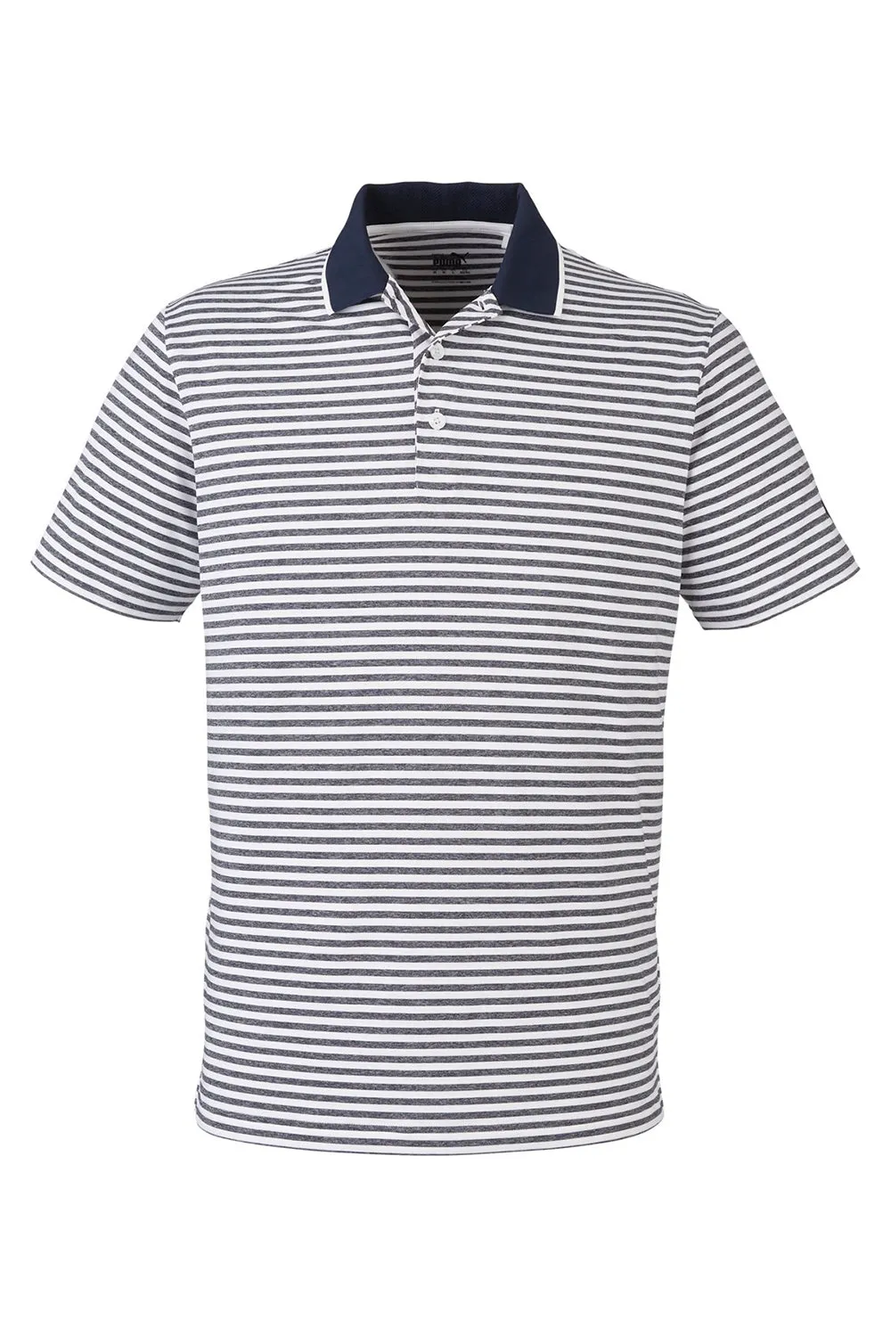 Puma Mens Mattr Feeder Moisture Wicking Short Sleeve Polo Shirt - Navy Blue  Choose your new Clothing Puma
