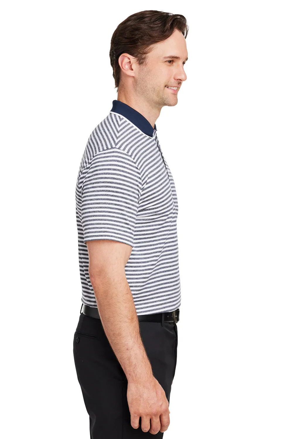 Puma Mens Mattr Feeder Moisture Wicking Short Sleeve Polo Shirt - Navy Blue  Choose your new Clothing Puma