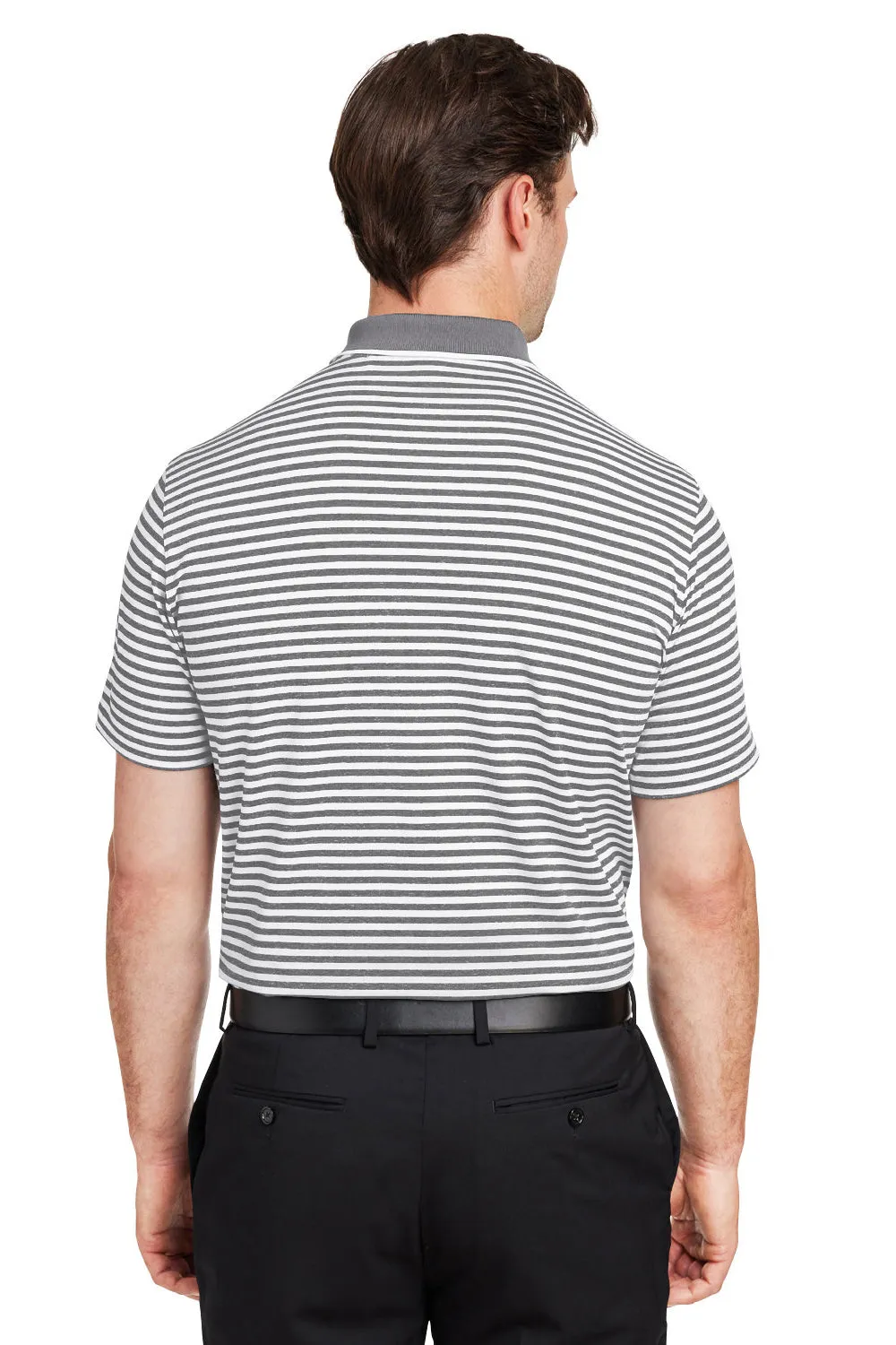 Puma Mens Mattr Feeder Moisture Wicking Short Sleeve Polo Shirt - Quiet Shade Grey  Choose your new Clothing Puma
