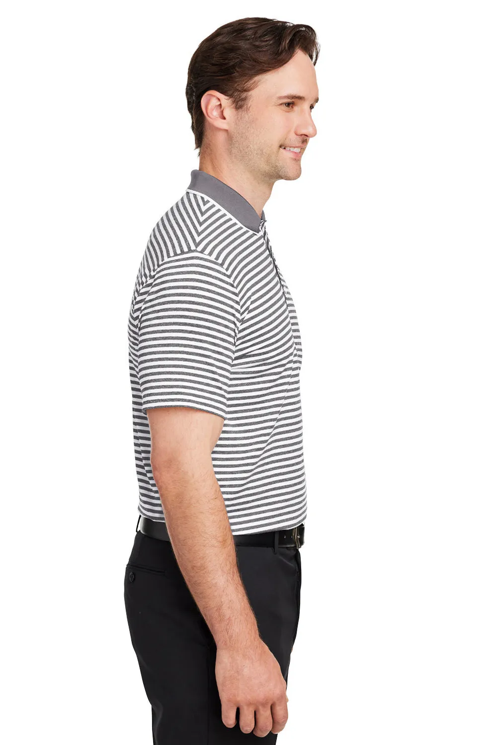 Puma Mens Mattr Feeder Moisture Wicking Short Sleeve Polo Shirt - Quiet Shade Grey  Choose your new Clothing Puma