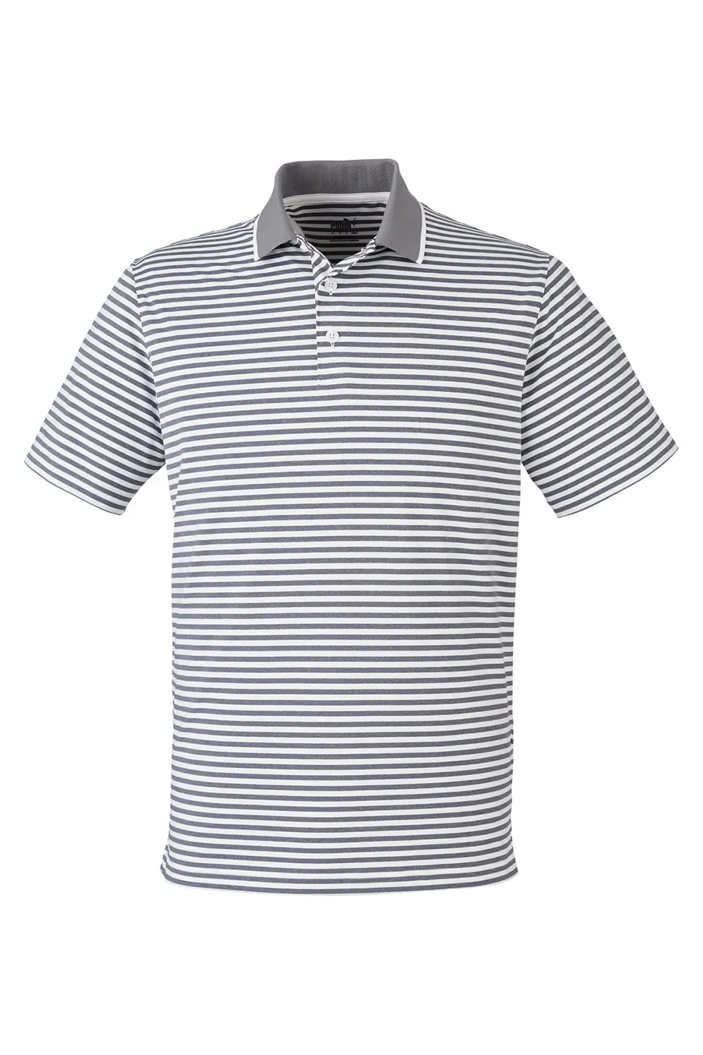 Puma Mens Mattr Feeder Moisture Wicking Short Sleeve Polo Shirt - Quiet Shade Grey  Choose your new Clothing Puma