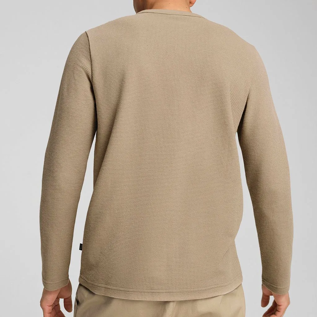 Puma Men's Puma ESS Elevated Waffle L/S Tee