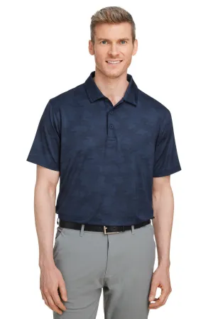Puma Mens Volition Moisture Wicking Camo Short Sleeve Polo Shirt - Navy Blue  Choose your new Clothing Puma